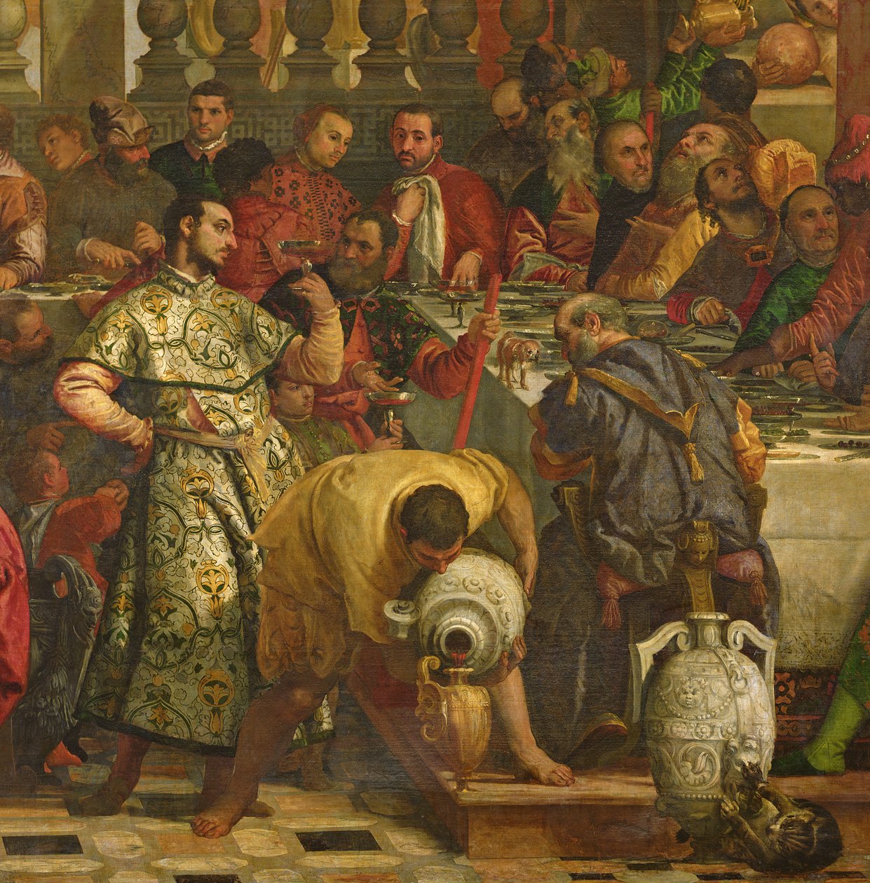 Bryllupsfesten i Cana, ca. 1562 (detalj av 158295) av Veronese