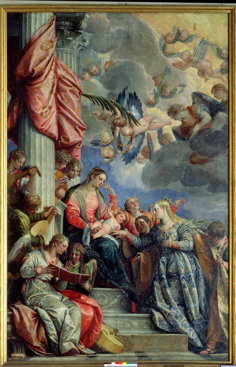 St. Catherines mystiske ekteskap av Paolo Veronese