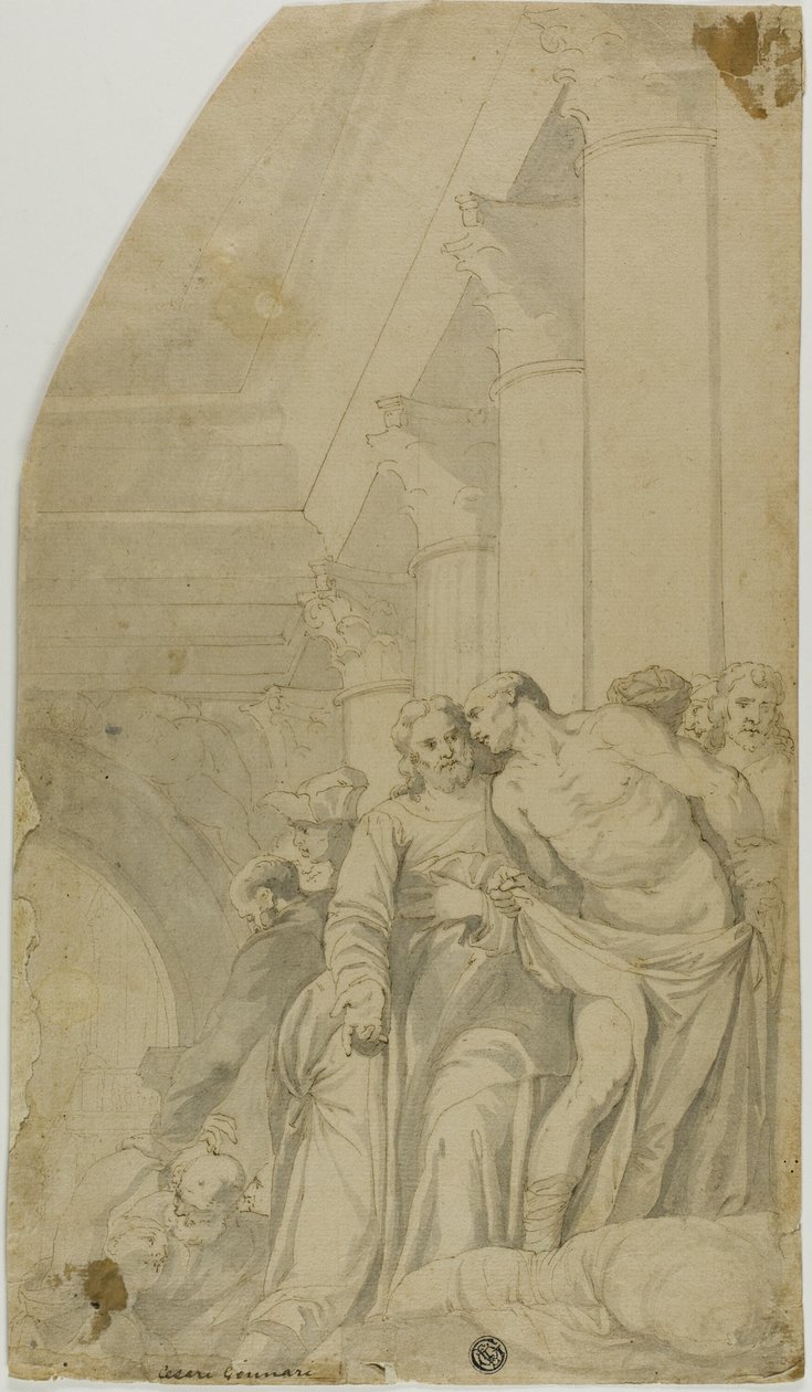 Kristus helbreder de syke ved bassenget i Bethesda av Veronese (Paolo Caliari)