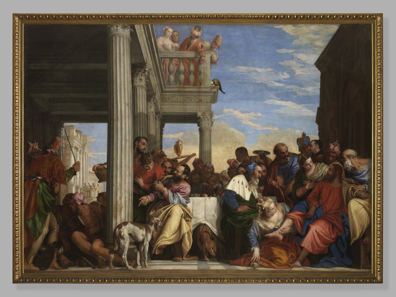 Middag i huset til Simon, 1555-56 av Veronese