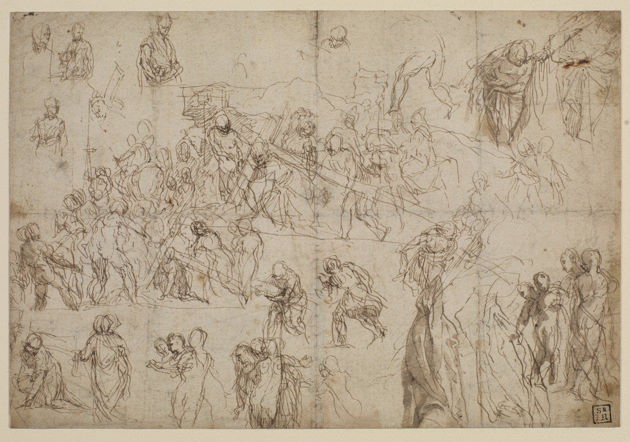Studier for Kristus som bærer korset, 1571 ca av Veronese