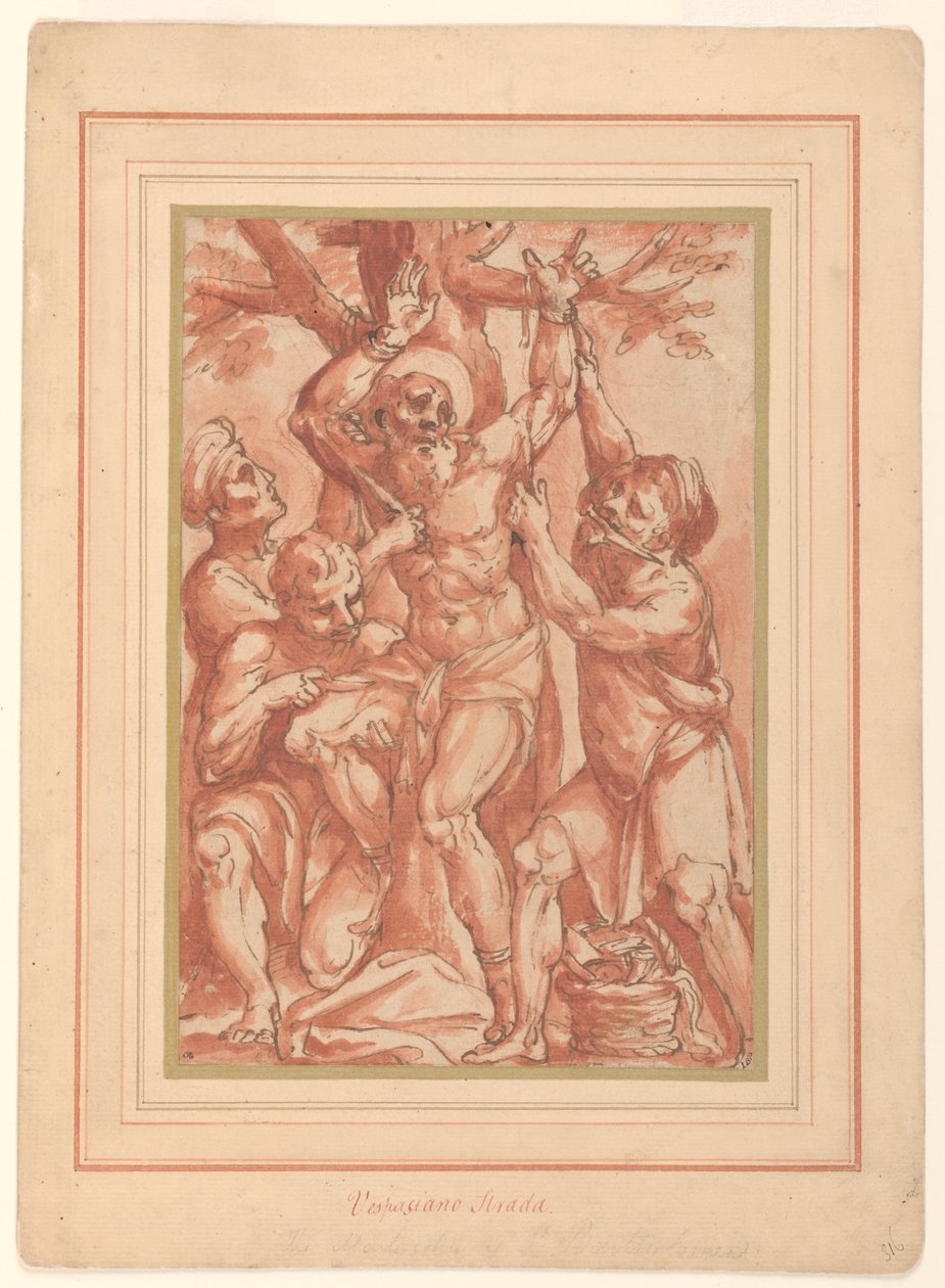 Martyrium av St. Bartolomeus av Vespasiano Strada
