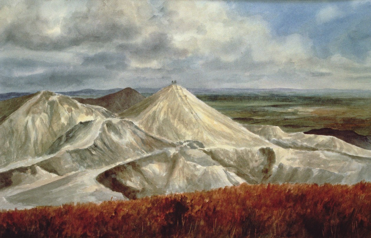 Cornish Landscape - Kina Leirbrudd ved St. Austell av Vic Trevett