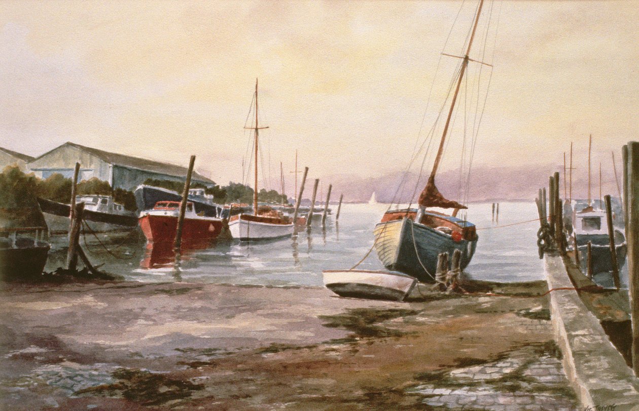 Gillingham Pier på Medway av Vic Trevett