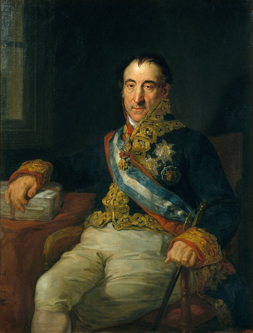 Portrett av markisen av Labrador, spansk ambassadør ved kongressen i Wien i 1815 av Vicent López Portaña