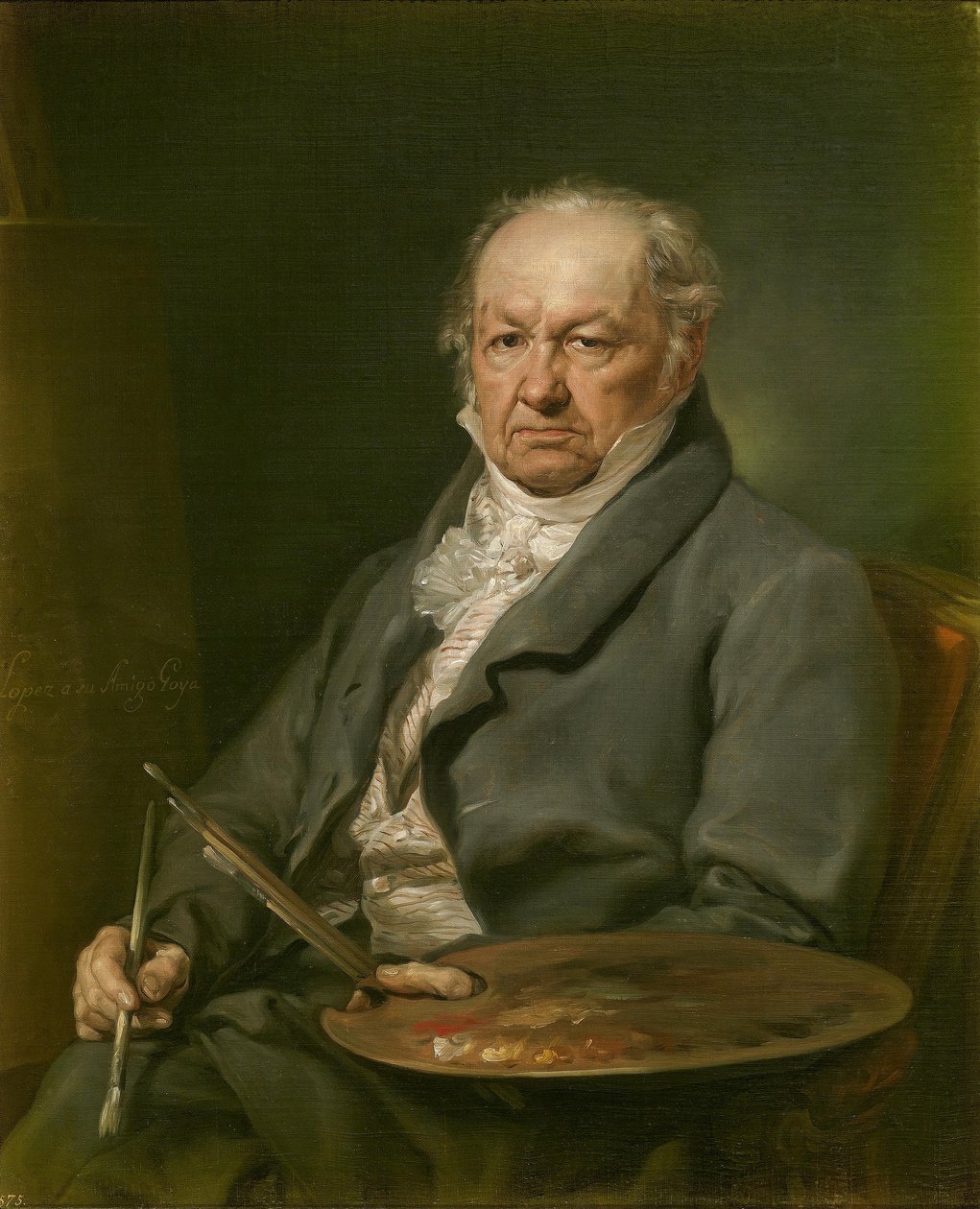 Francisco de Goya og Lucientes av Vicente Lopez y Portana