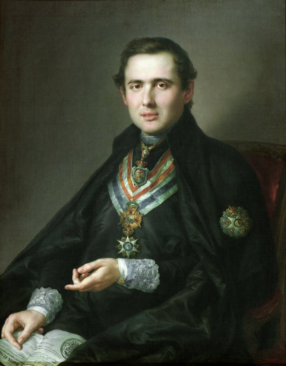 Juan Gutiérrez de León, Leon presten av Vicente Lopez y Portana