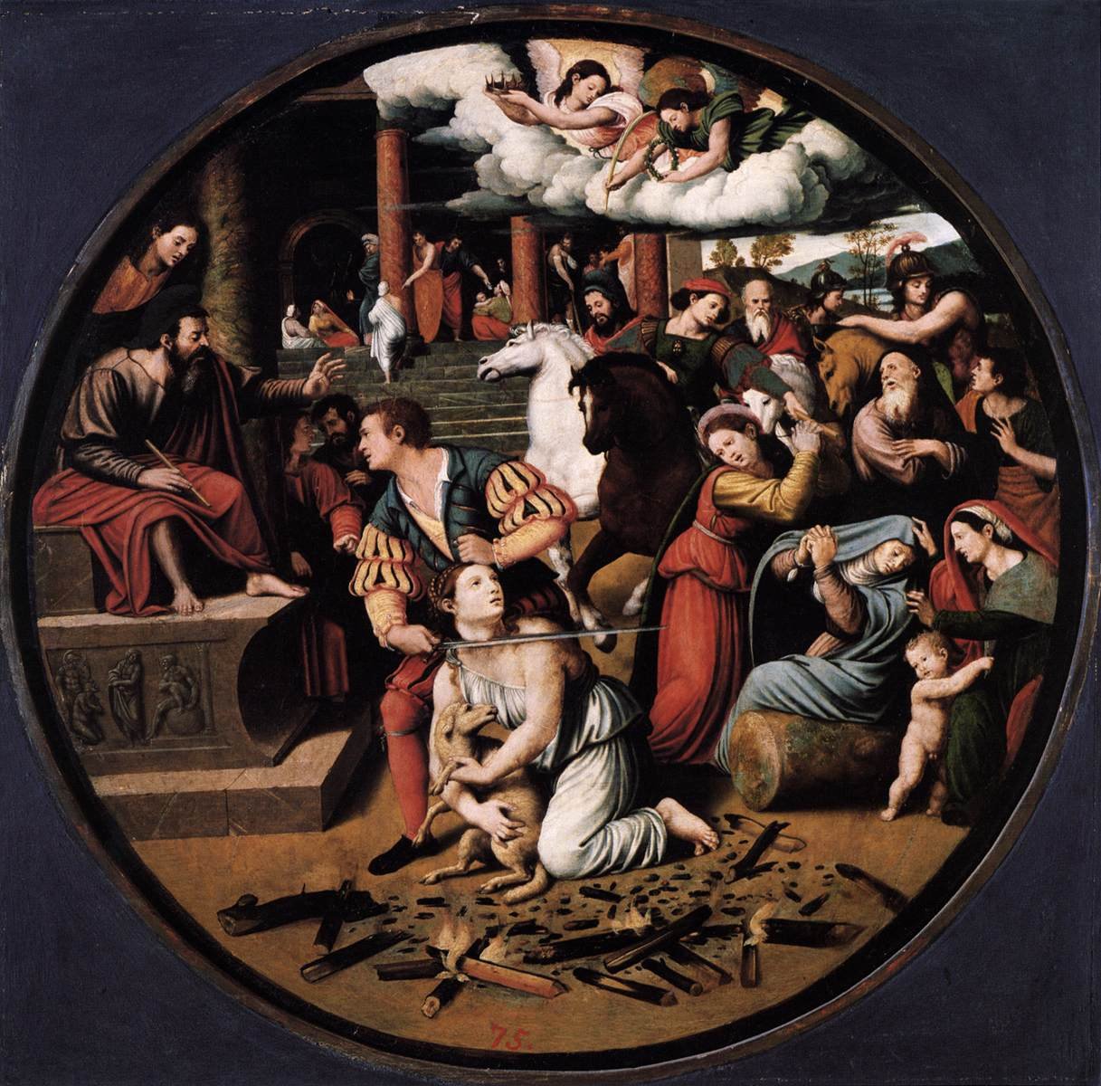 Martyrium av St. Agnes av Vicente Masip
