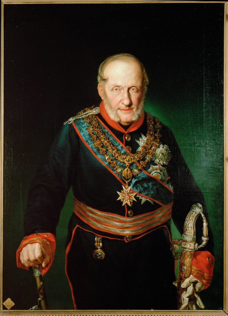 Francisco I de Borbon, Kong Sicilia (maleri på lerret) av Vicente Lopez y Portana