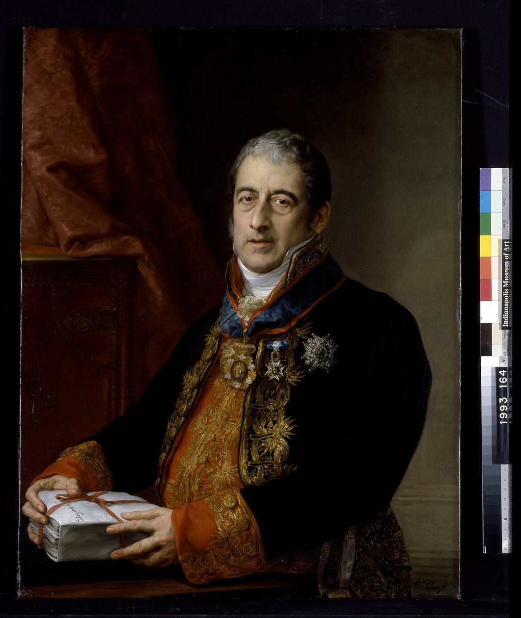 Portrett av Juan Miguel De Grijalba (olje på lerret) av Vicente Lopez y Portana