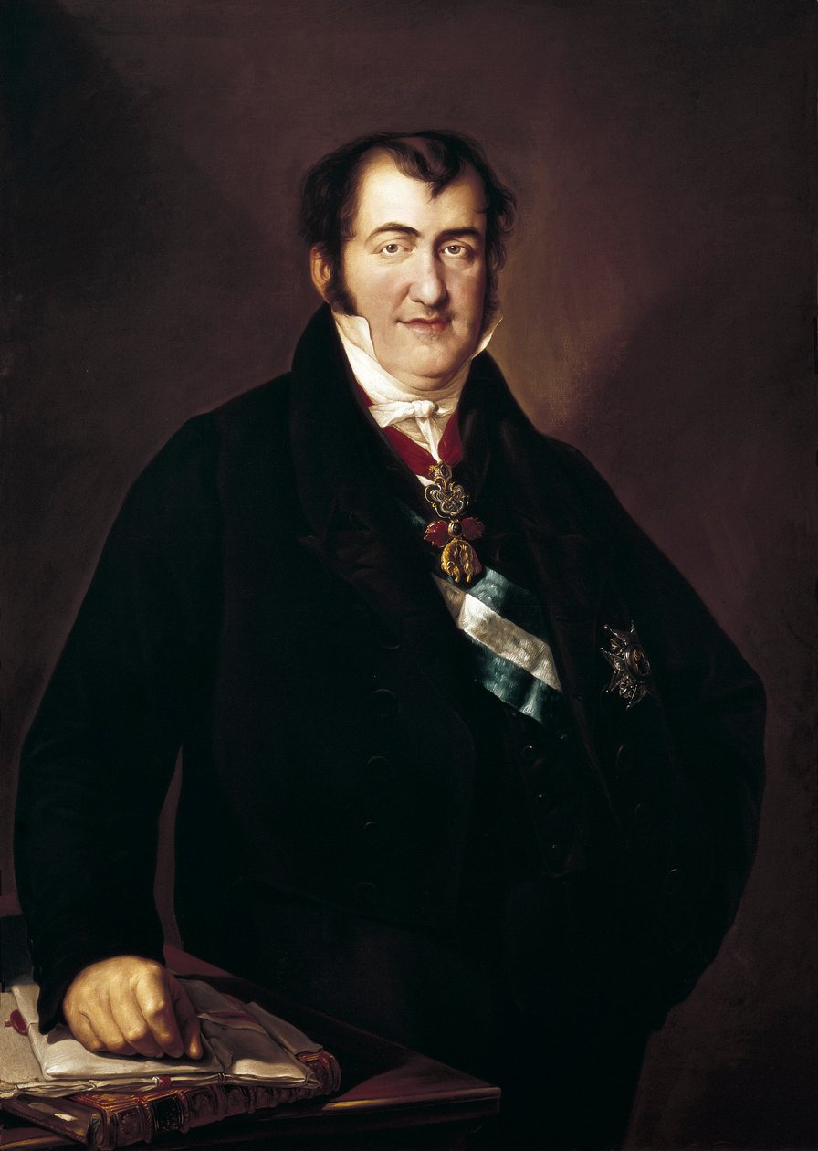 "Portrett av Ferdinand VII (Fernando VII av Spania av Vicente Lopez y Portana