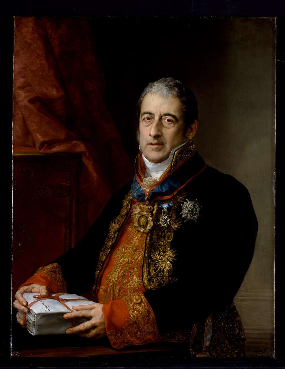 Portrett av Juan Miguel de Grigalba, ca. 1835 (olje på lerret) av Vicente Lopez y Portana