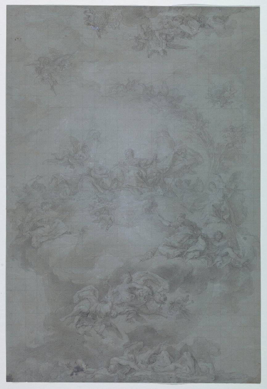 Studie for Painted Decoration of a Ceiling, Casino de la Reina (Queen