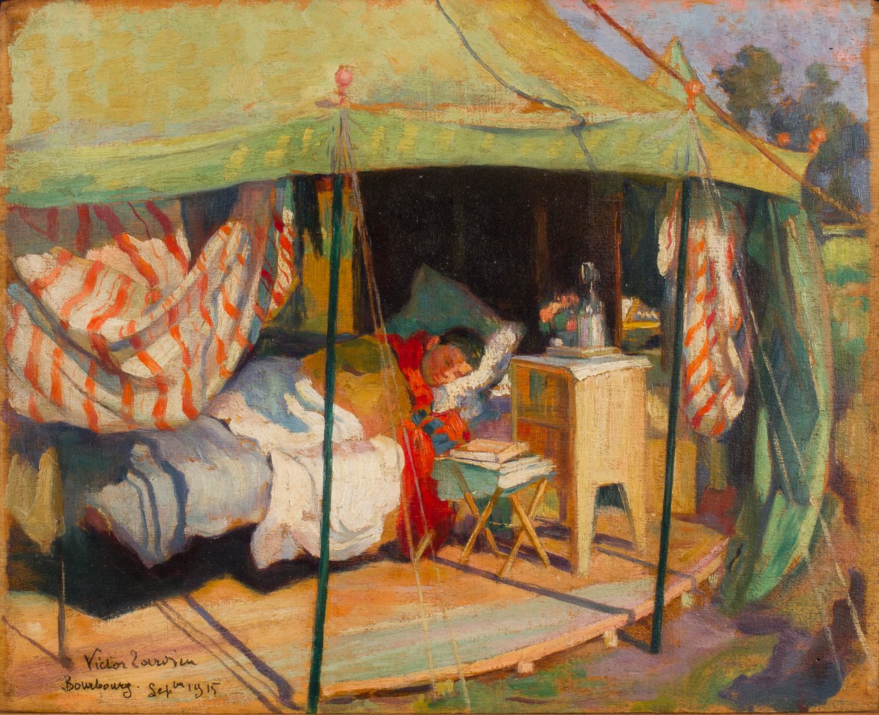 Bourbourg 1915 av Victor Francois Tardieu