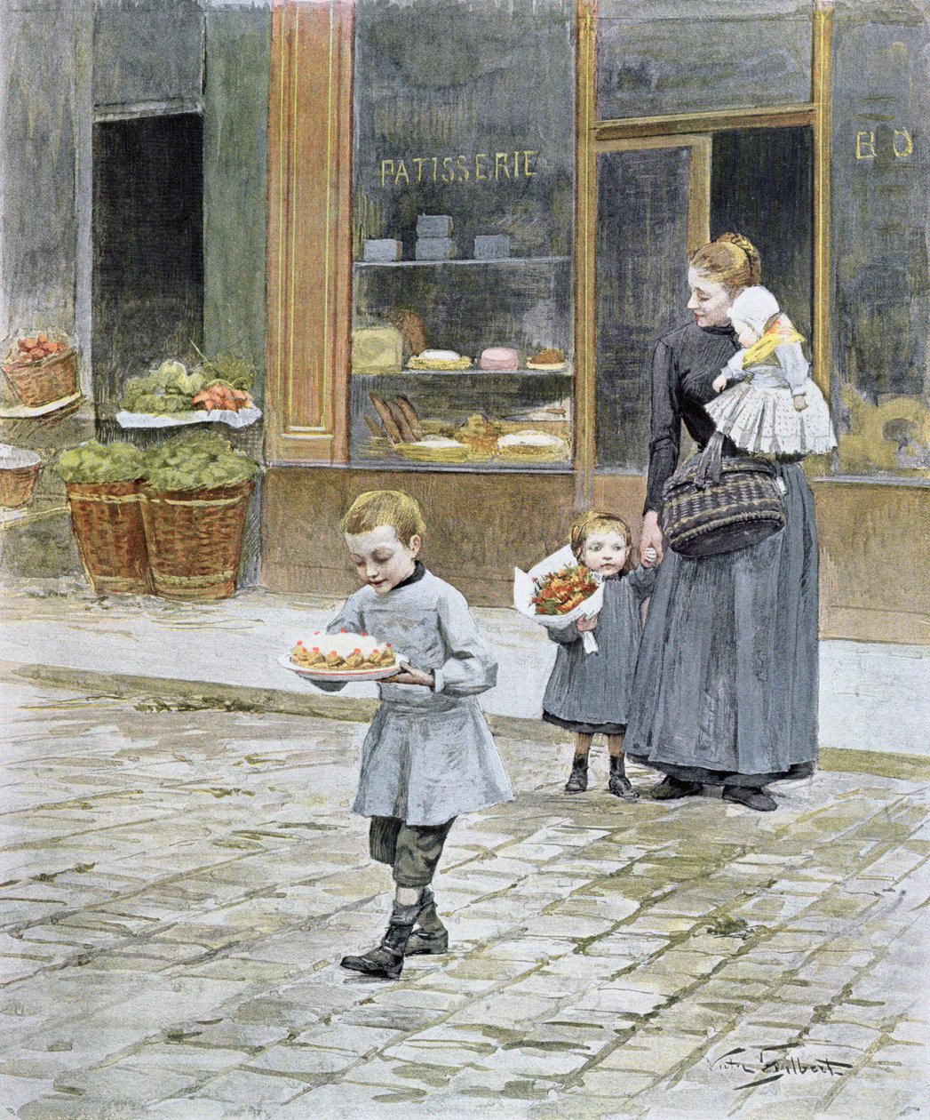 Farsdagen, 1891 av Victor Gabriel Gilbert