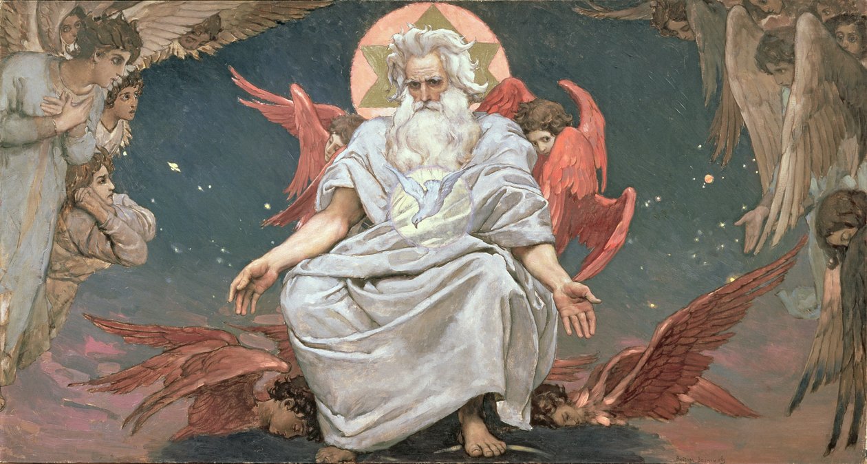 Savaoph, Gud Faderen, 1885-96 av Victor Mikhailovich Vasnetsov