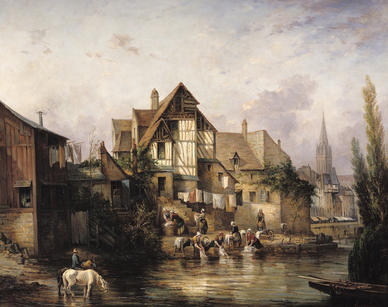 Petits Murs vaskehus av Victor Theophile Tesniere