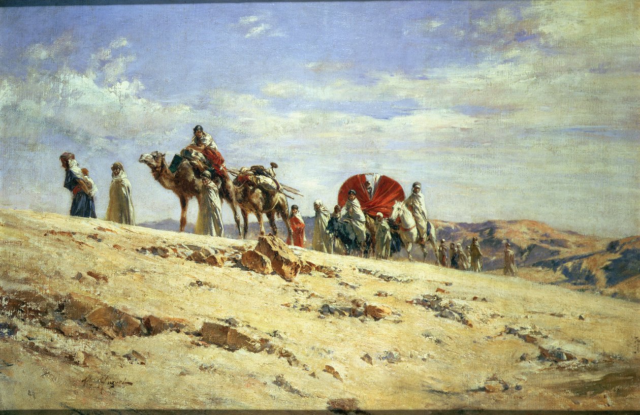 Karavanen av Victor Pierre Huguet