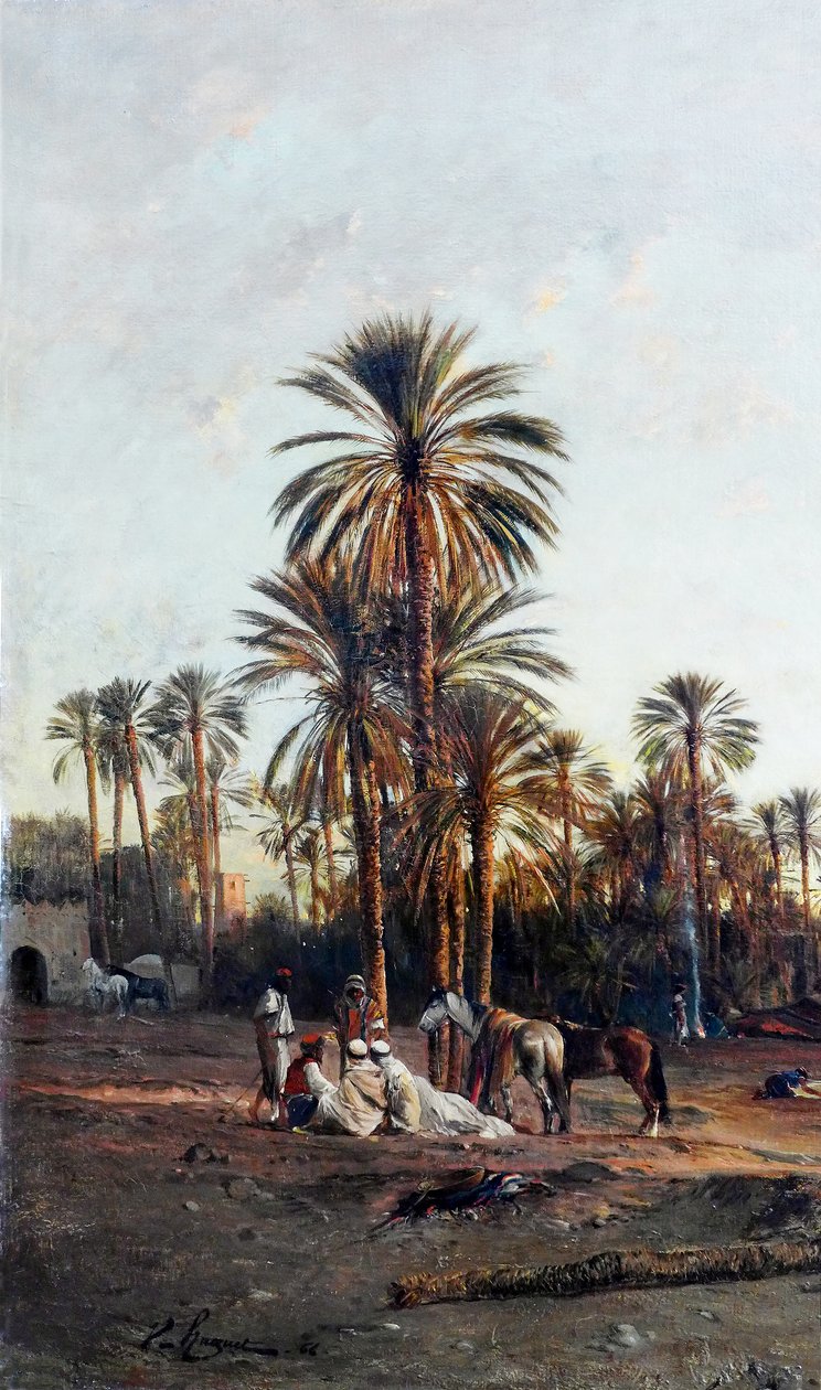 Oasekant, detalj av Victor Pierre Huguet