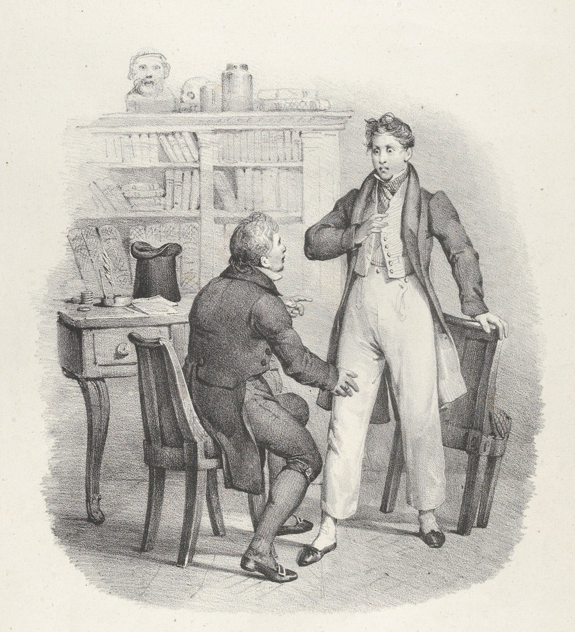 Kap. VIII: Hvordan doktor! Hva, doktor, 1824. av Victor Adam