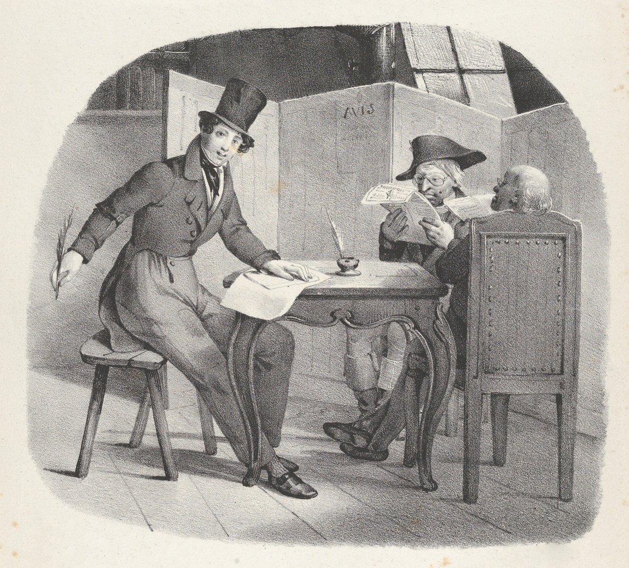 Kap. XV: Skriv til Vielle Writings for de eldre, 1824. av Victor Adam