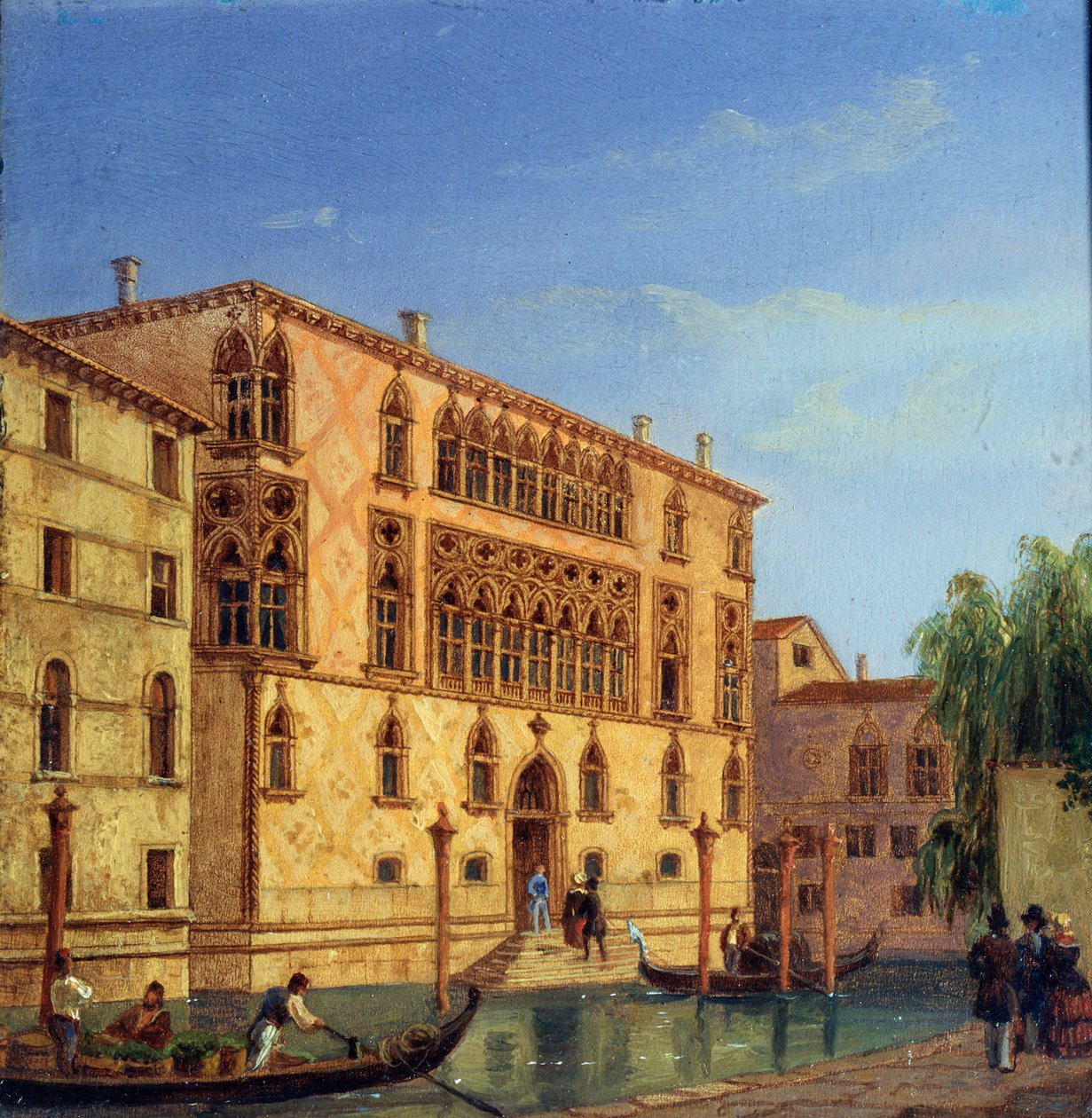Palazzo Giovanelli, 1800-tallet av Victor Adam