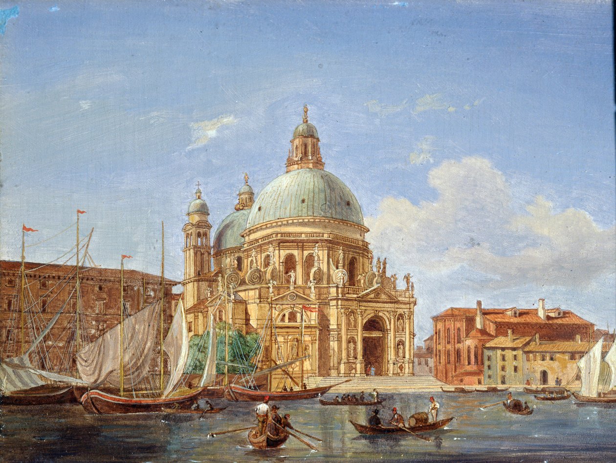 Santa Maria della Salute-kirken, 1800-tallet av Victor Adam