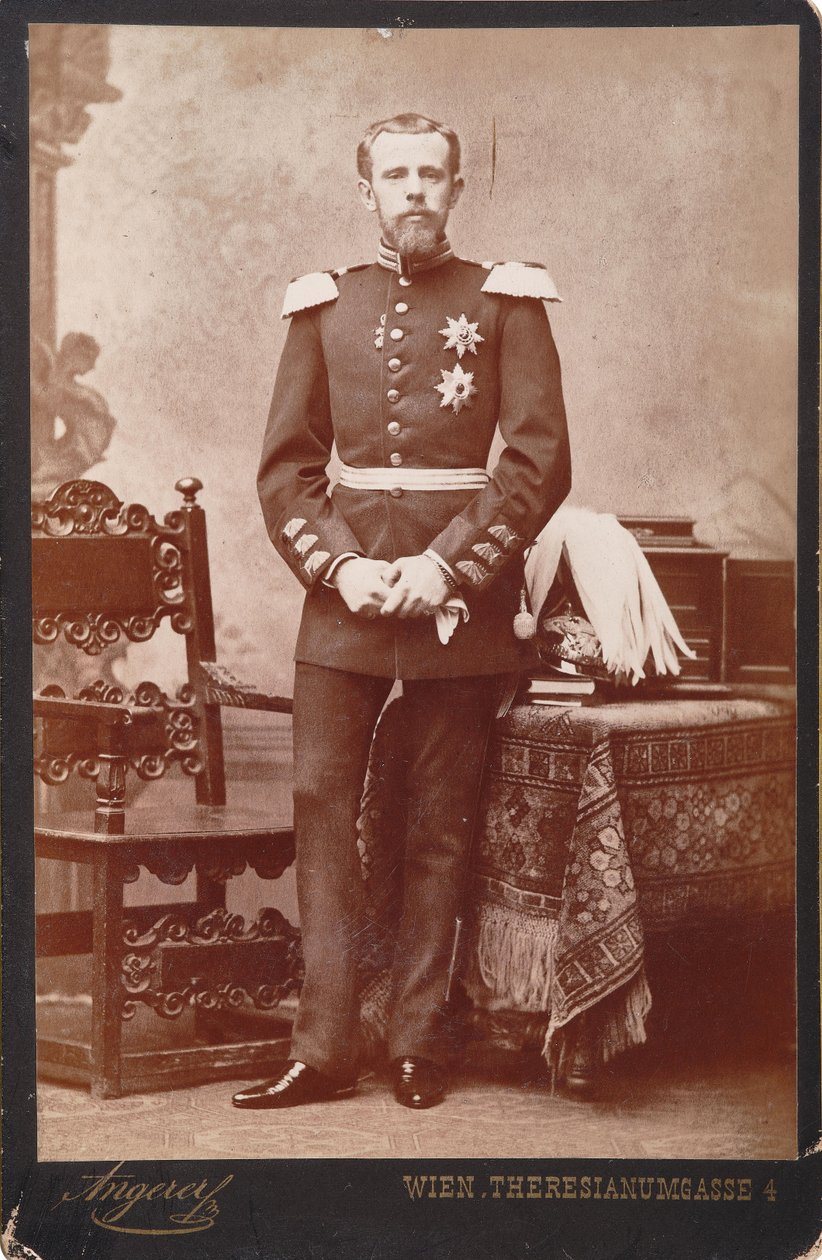 Rudolf, kronprins av Østerrike 1858-1889, ca 1885. av Victor Angerer