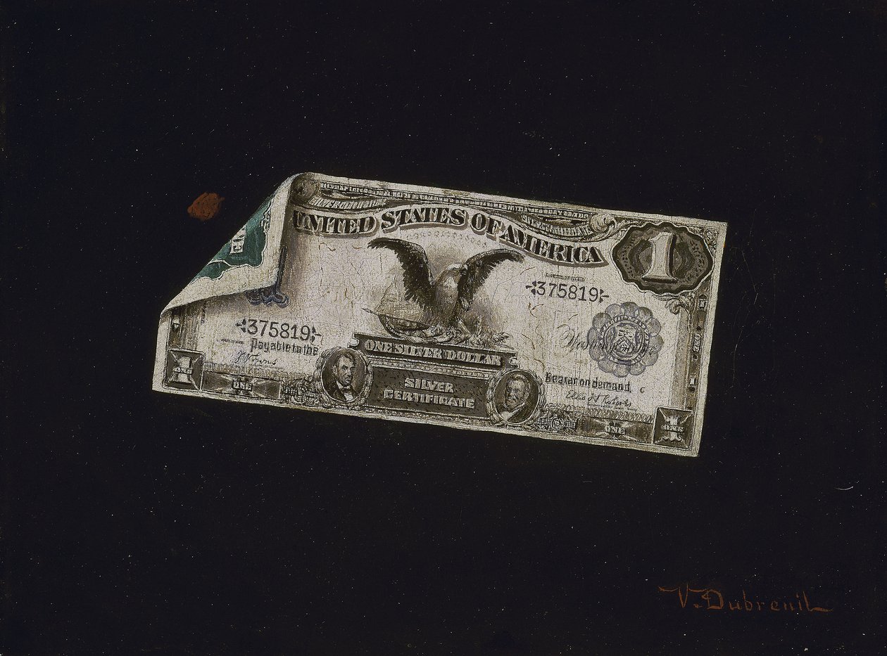 One Dollar Silver Certificate av Victor Dubreuil