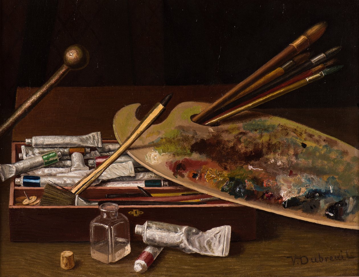 Kunstnerens palett av Victor Dubreuil