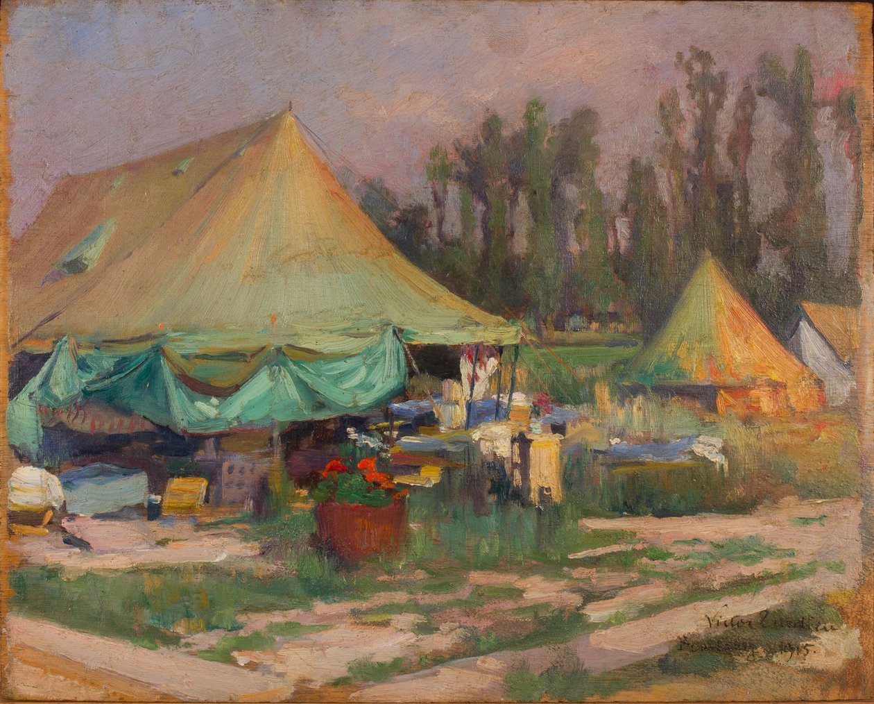 Bourbourg 1915 av Victor Francois Tardieu