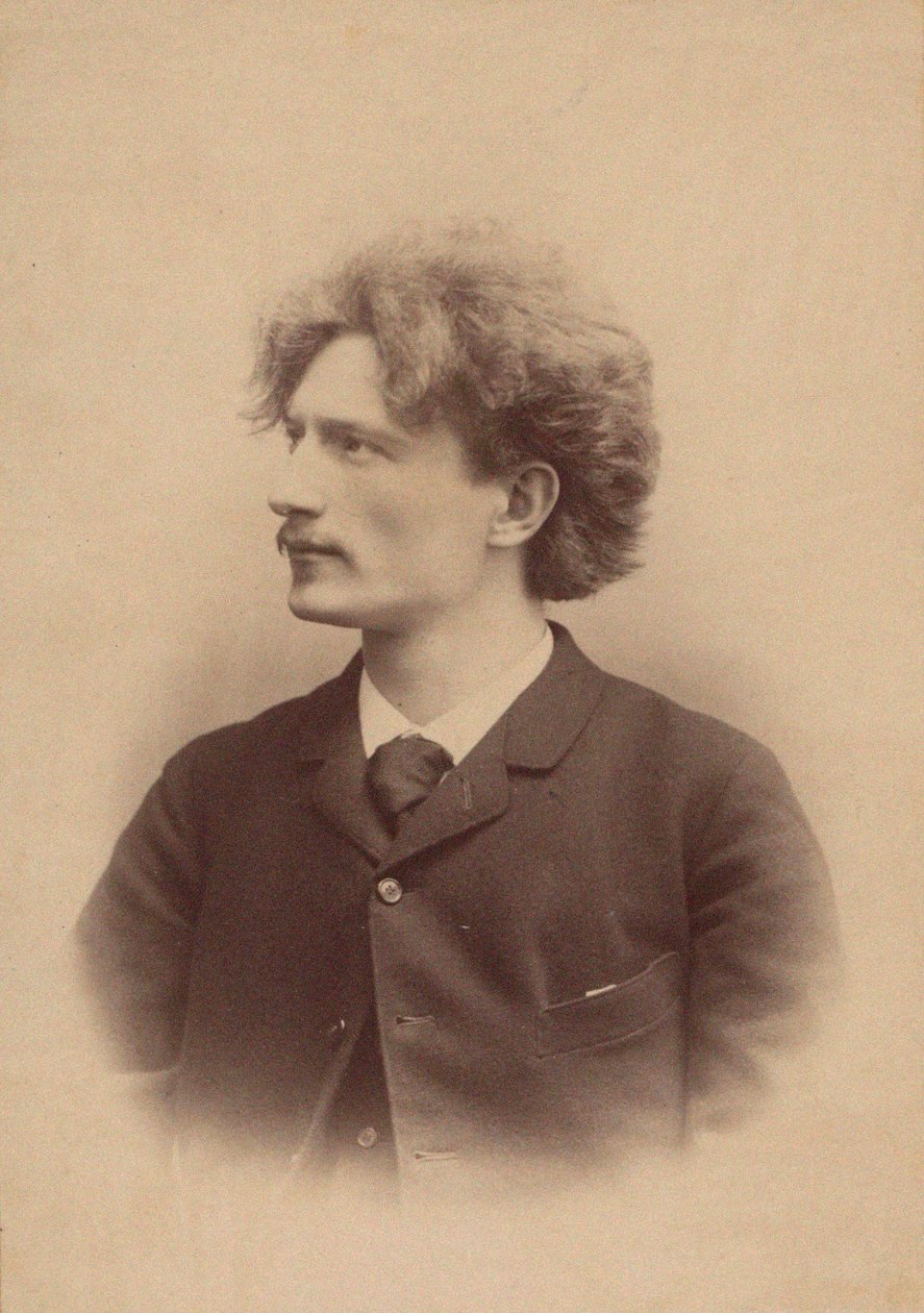 Portrett av komponisten Ignacy Jan Paderewski 1860-1941, 1889-1890. av Victor Girard