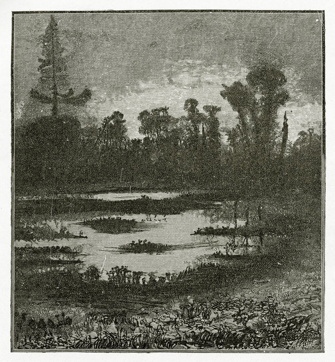 Twilight Songs, 1800-tallet (bw-gravering) av Victor Hugo