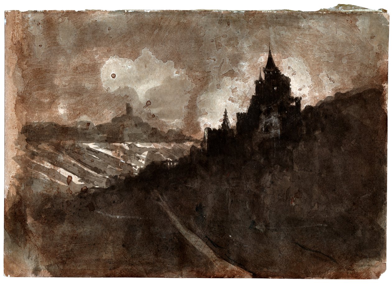 Rhindalen, ca 1850 av Victor Hugo
