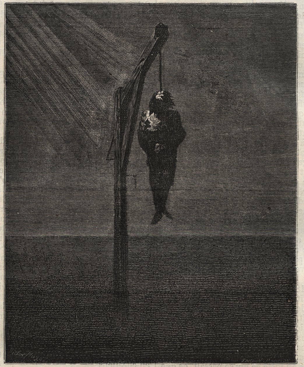 The Hanging of John Brown – Henging 2. desember av Victor Hugo
