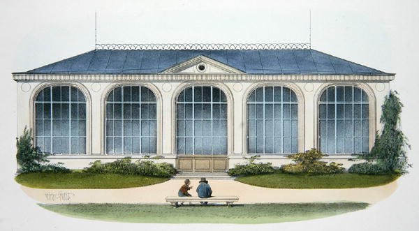 The Orangerie at Bellombre (Bourgogne) illustrasjon fra 