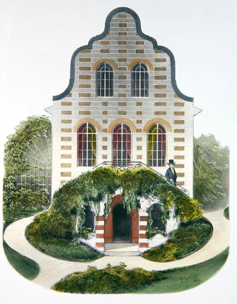 Et nederlandsk hus, illustrasjon fra 