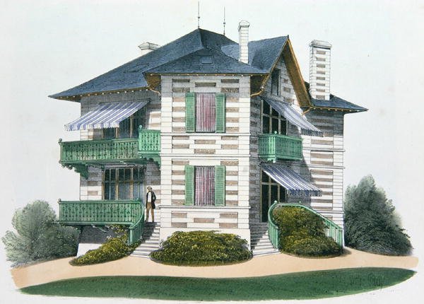 A House at Etretat, illustrasjon fra 