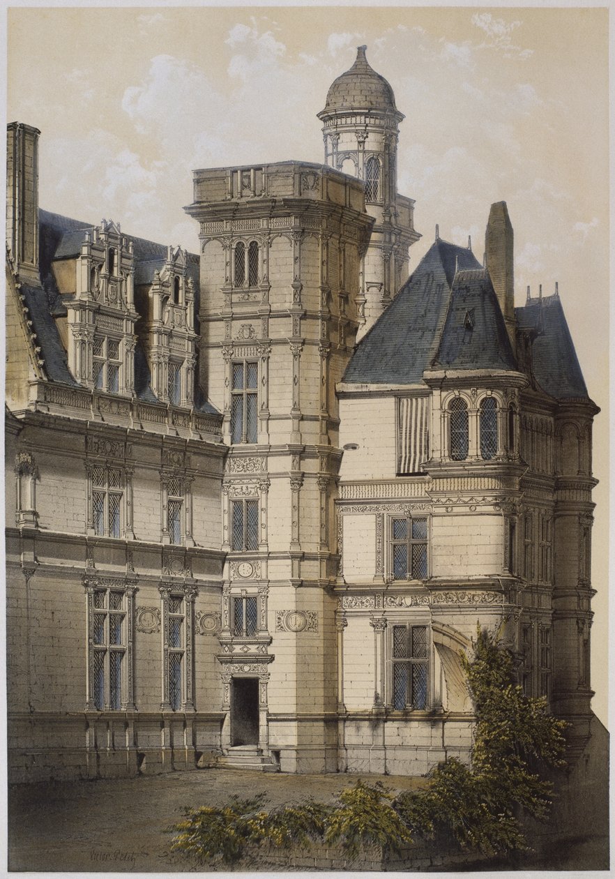 Hotel of Anjou, Angers, illustrasjon fra 
