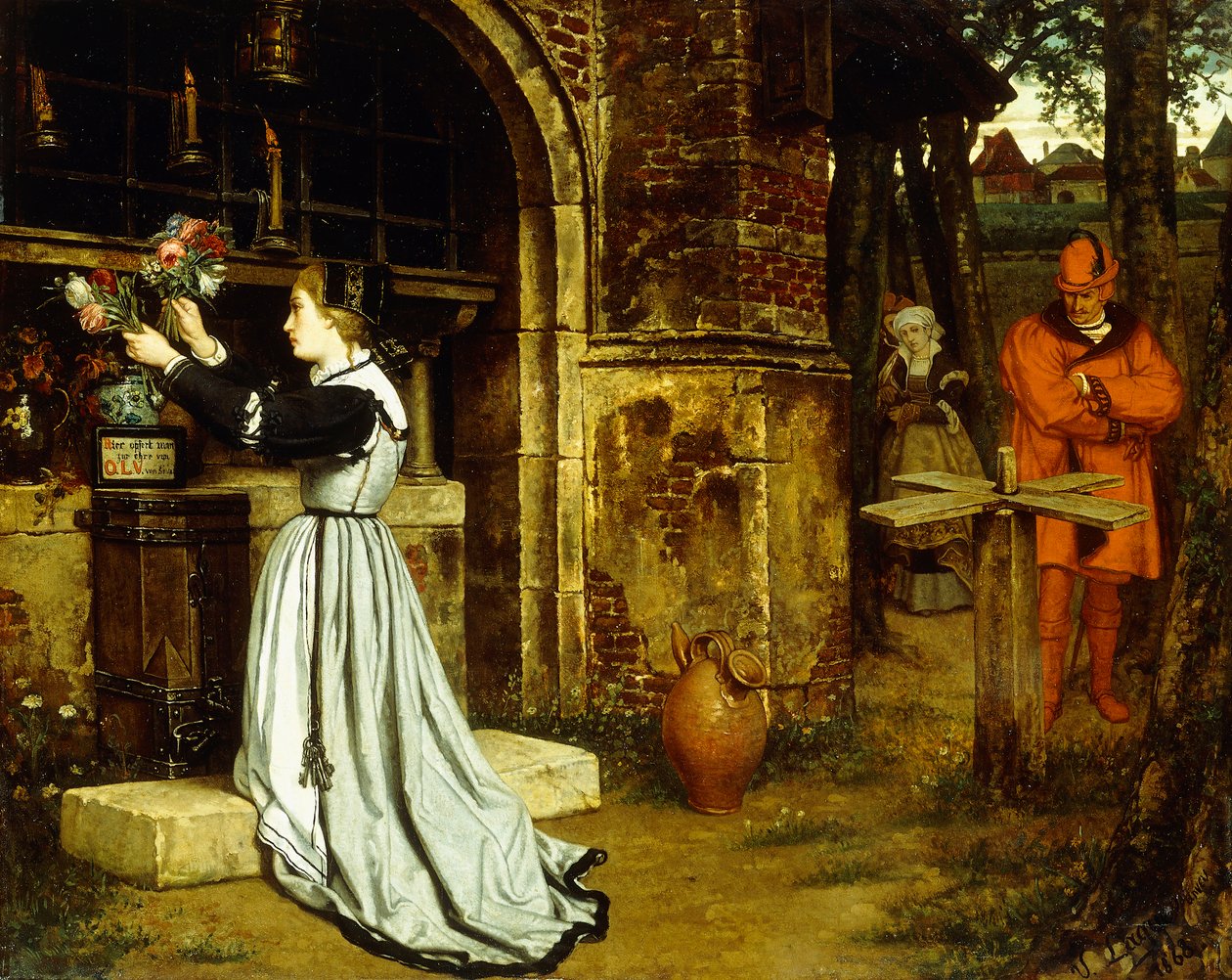 Faust og Marguerite, 1868 av Victor Lagye