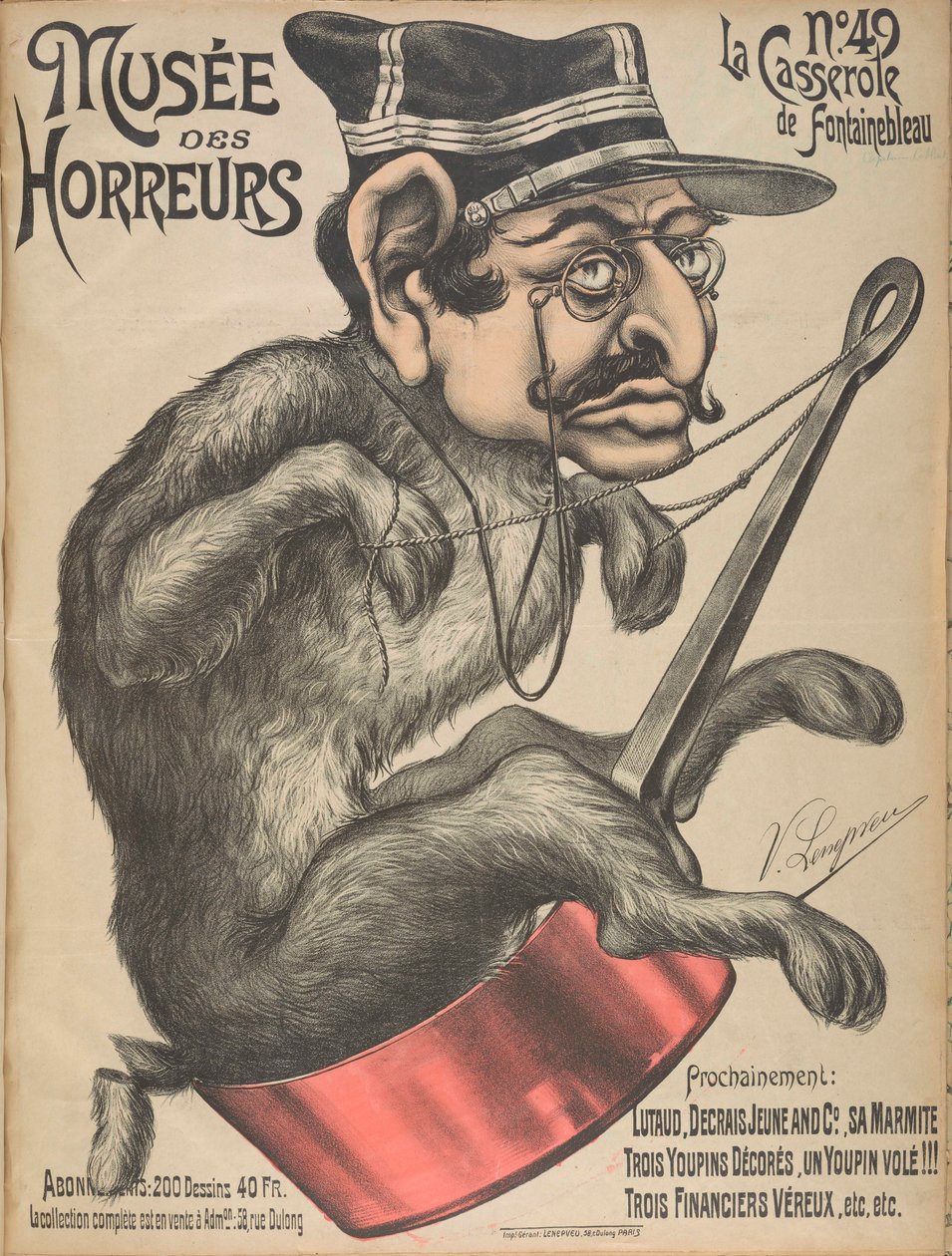 Museum of Horrors Gallery of Horrors: Alfred Dreyfus, 1900. av Victor Lenepveu