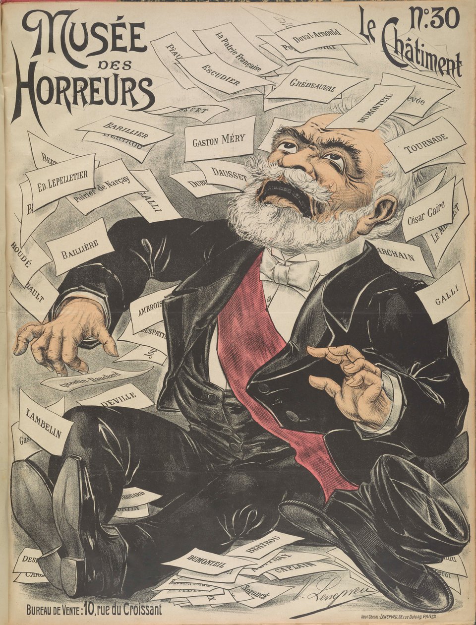 Museum of Horrors Gallery of Horrors: Émile Loubet, 1899. av Victor Lenepveu