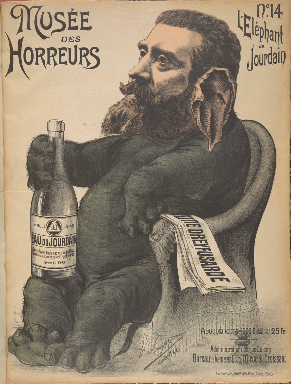 Museum of Horrors Gallery of Horrors: Jean Léon Jaurès, 1899. av Victor Lenepveu