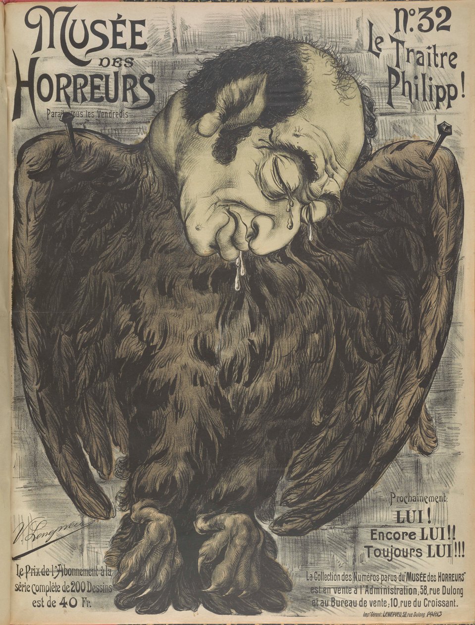 Museum of Horrors Gallery of Horrors: Philippe de Rothschild, 1899. av Victor Lenepveu