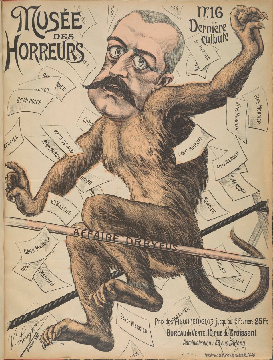 Museum of Horrors Gallery of Horrors: Pierre Waldeck-Rousseau, 1899. av Victor Lenepveu