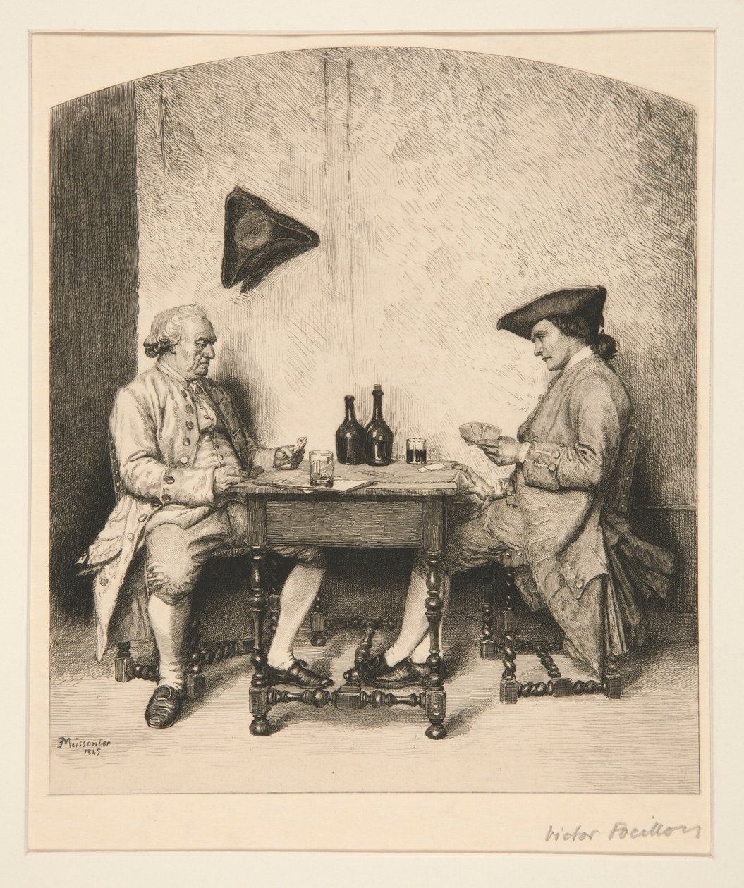 Et kortspill av Victor Louis Focillon