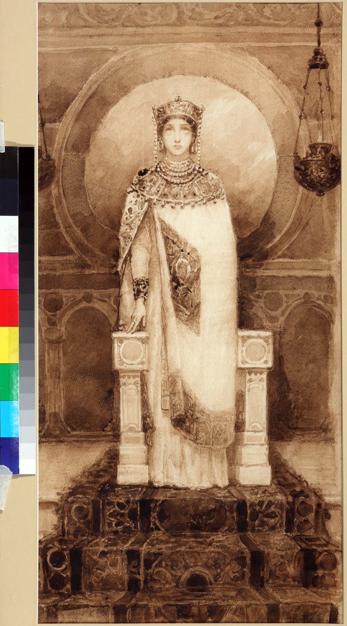 Saint Helena (romersk keiserinne, mor til Konstantin I) (ca. 247/250 - ca. 329/330) - Saint Helena av Viktor Mikhaylovich Vasnetsov (1848-1926) av Victor Mikhailovich Vasnetsov