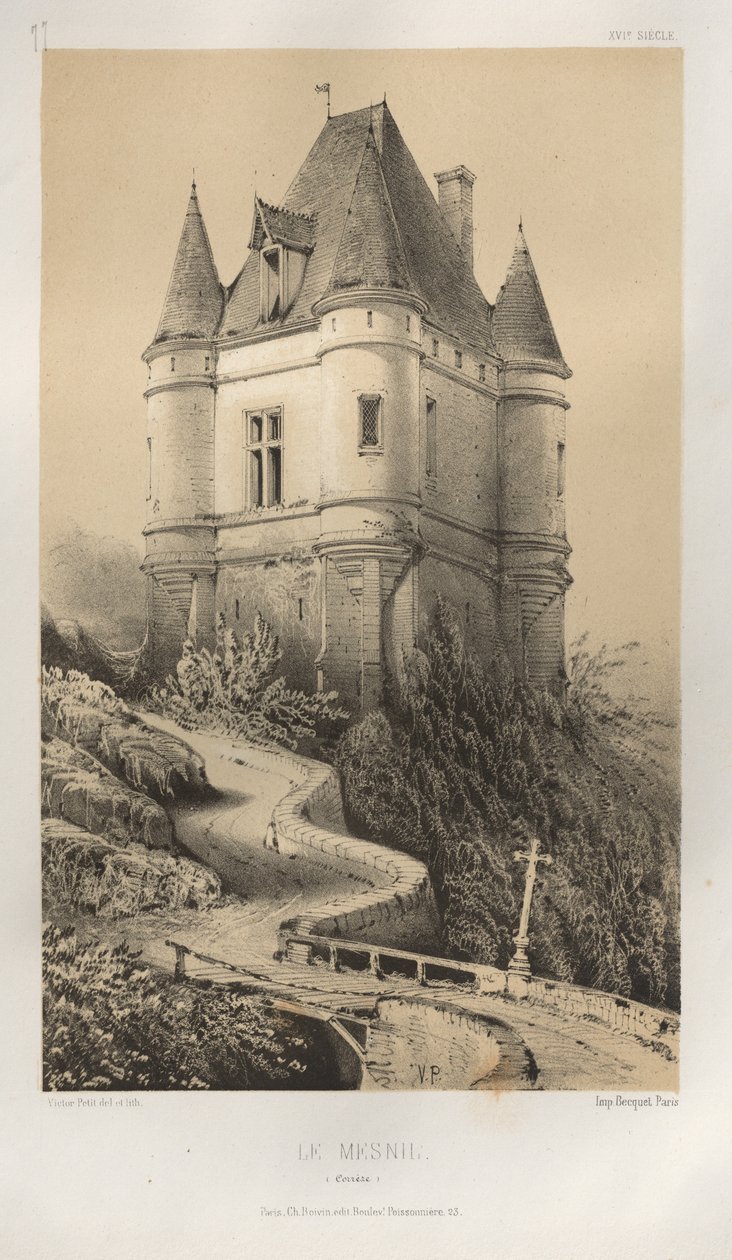 ...pl. 77, Le Mesnil Correze, 1860. av Victor Petit