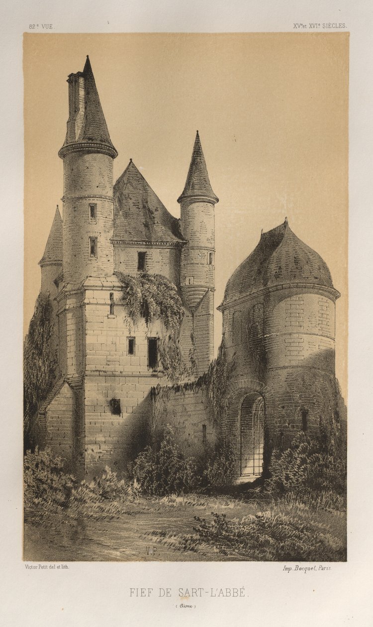 ...pl. 82, len av Sart-lAbbé Aisne, 1860. av Victor Petit