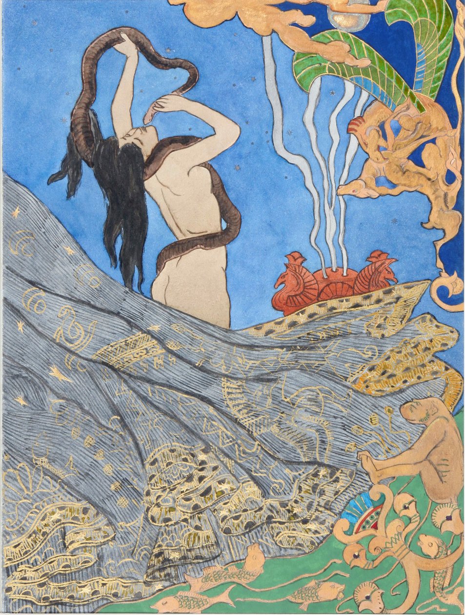 Illustrasjon til Salammbô av Gustave Flaubert, 1893. av Victor Prouvé